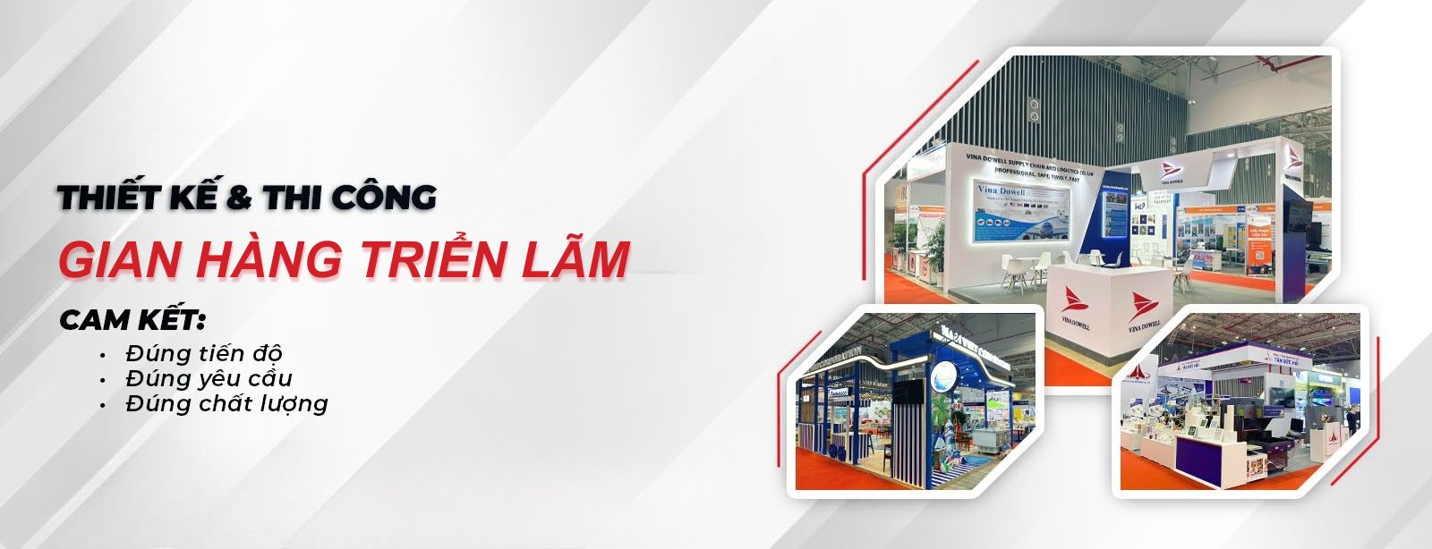 Thi công gian hàng