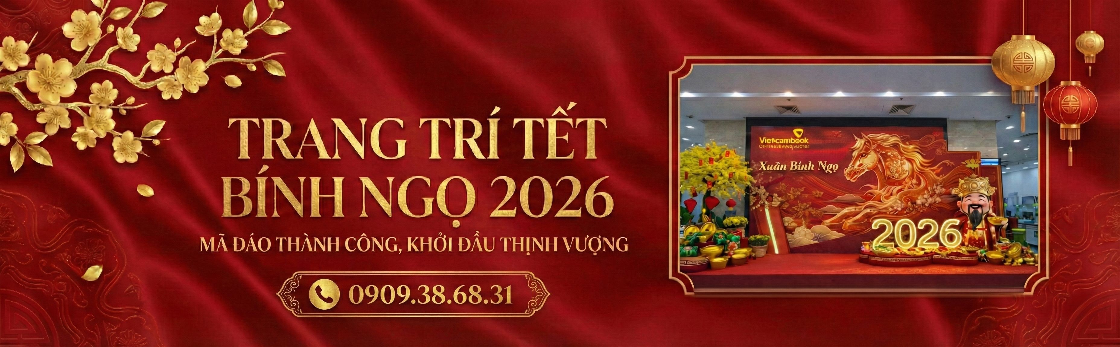 banner trang trí tết