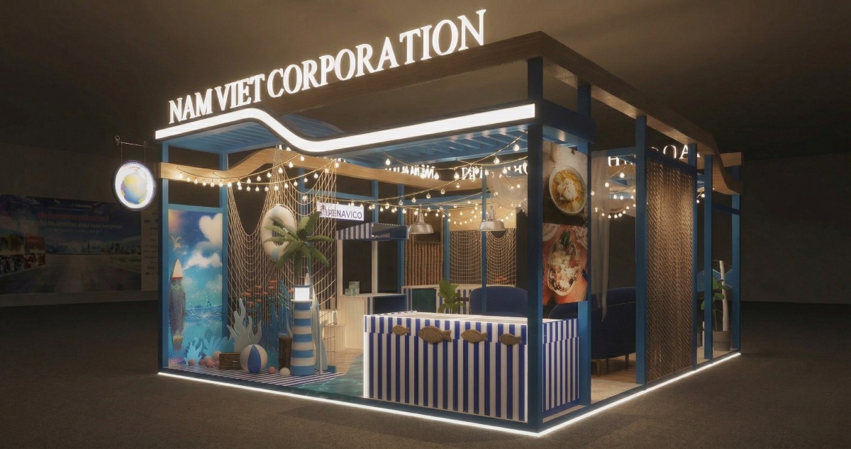 Mẫu gian hàng ngành Thủy Sản