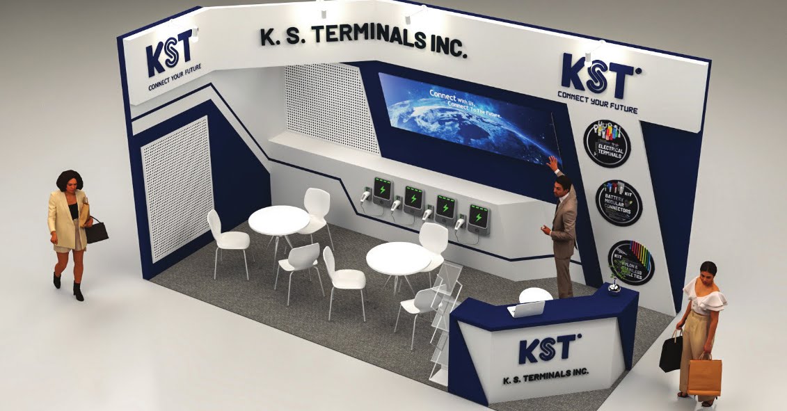 Mẫu gian hàng ngành thiết bị cầm tay