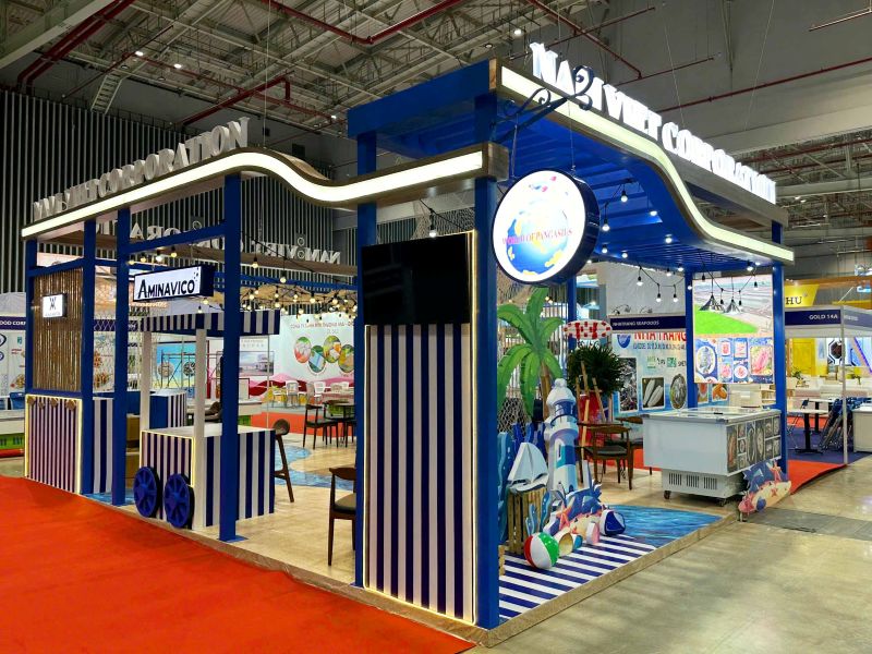 Dịch vụ Thi công gian hàng hội chợ triển lãm tại AZparty