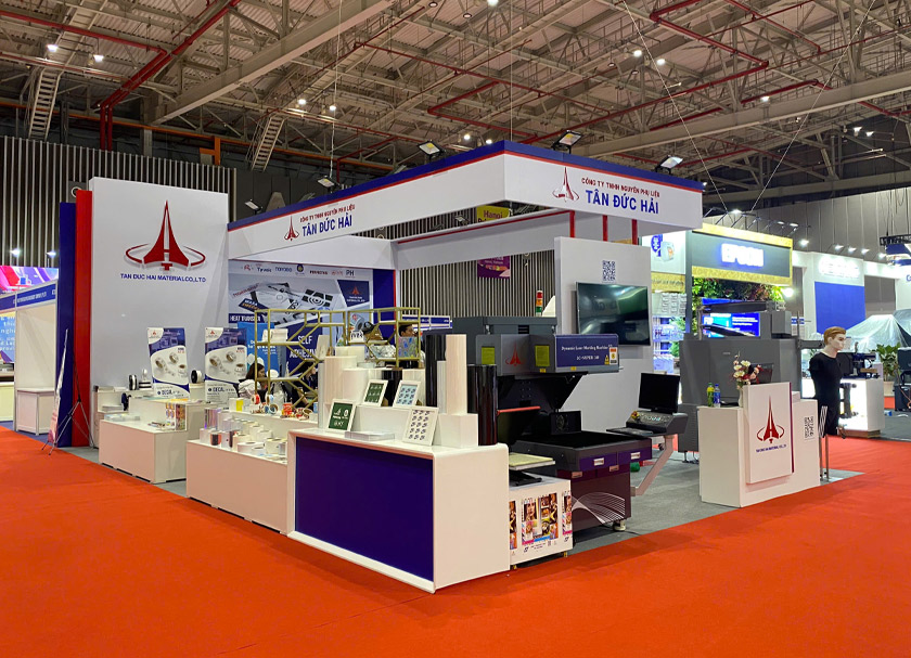 Gian hàng triển lãm Tân Đức Hải tại VietNam PrintPack