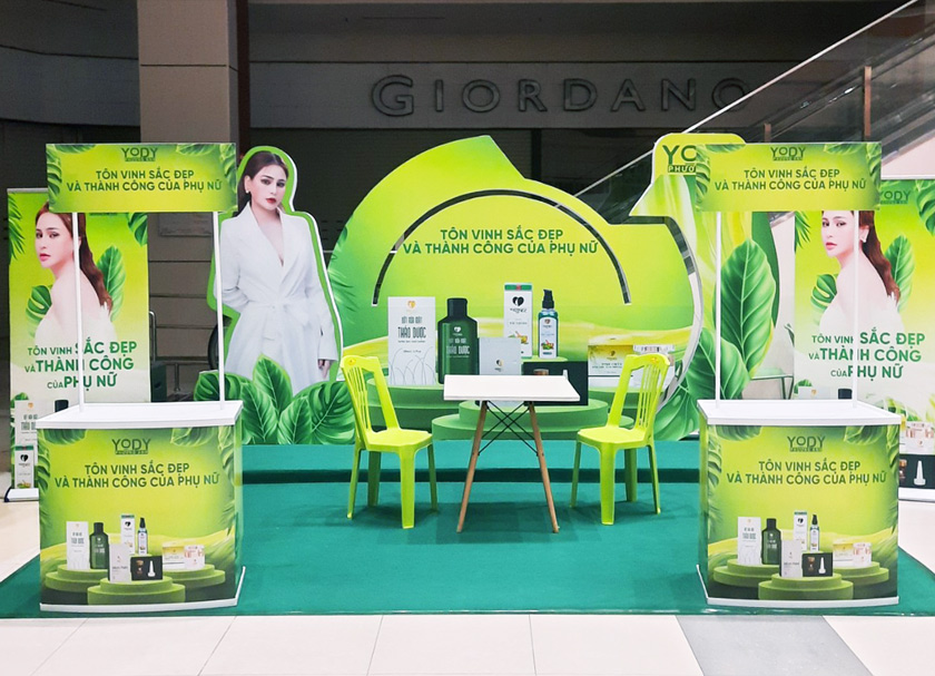 Booth Activation hoành tráng của thương hiệu mỹ phẩm Yody White