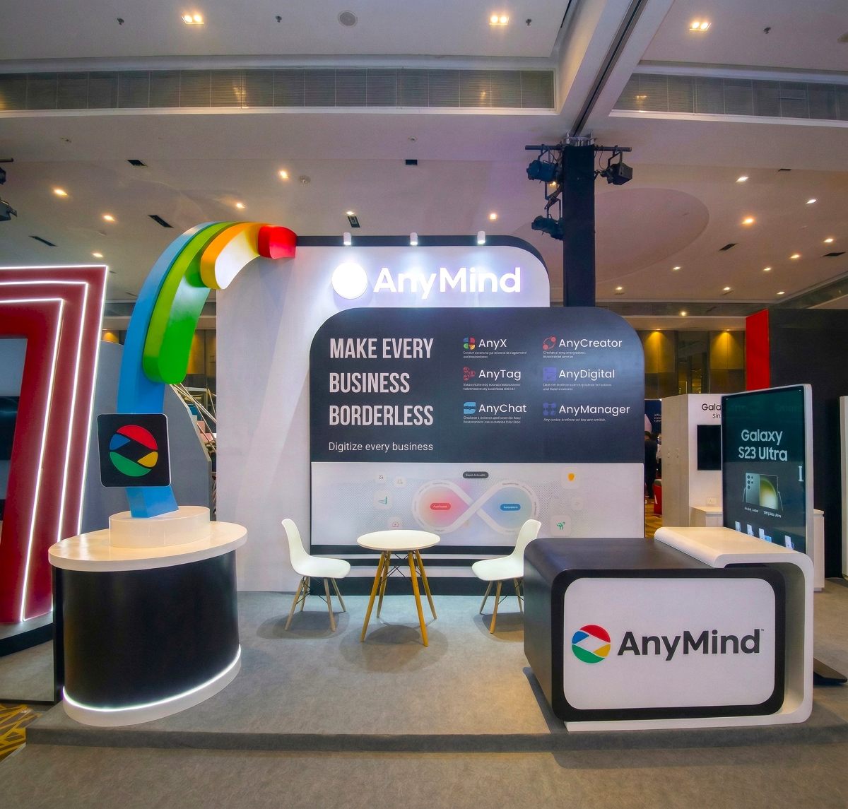 Thiết kế và thi công booth Anymind trong sự kiện MMA Innovate