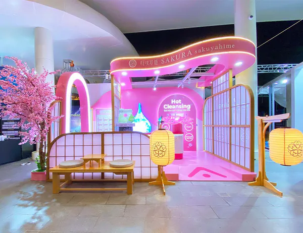 Booth Sakura Sakuyahime tại hội nghị Da liễu Thẩm mỹ toàn quốc lần thứ 8