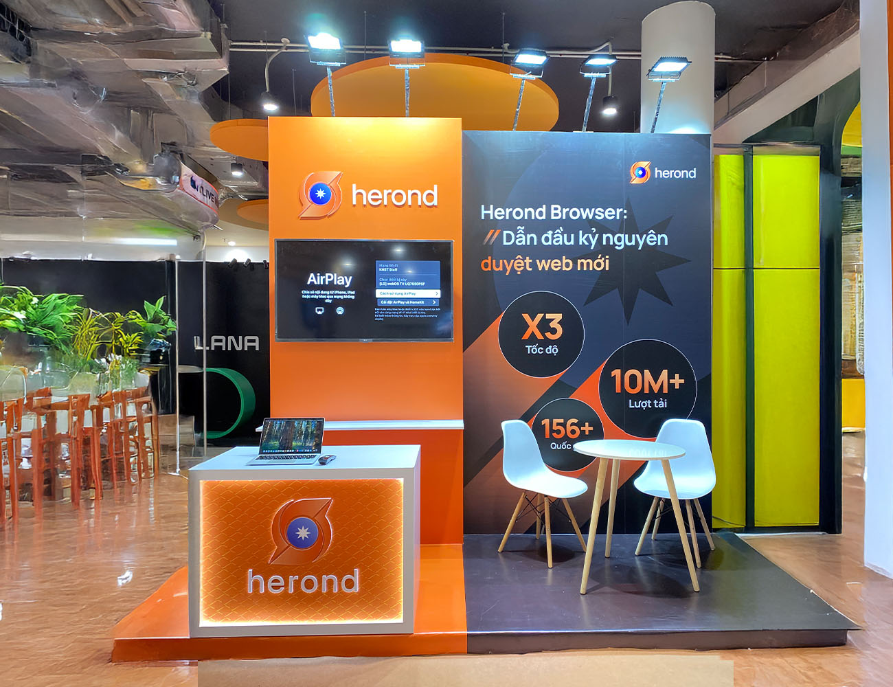 Booth Herond tại Trung Tâm Khởi Nghiệp Tp.HCM