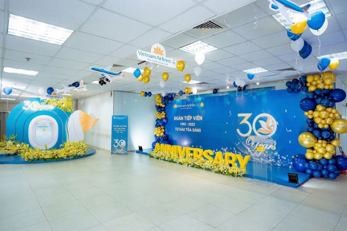 Photo booth kỷ niệm 30 năm thành lập Tổ Bay Vietnam Airlines