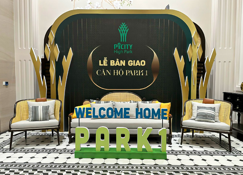 Dự án Booth sự kiện bàn giao căn hộ Park 01 tại Picity High Park - AZparty