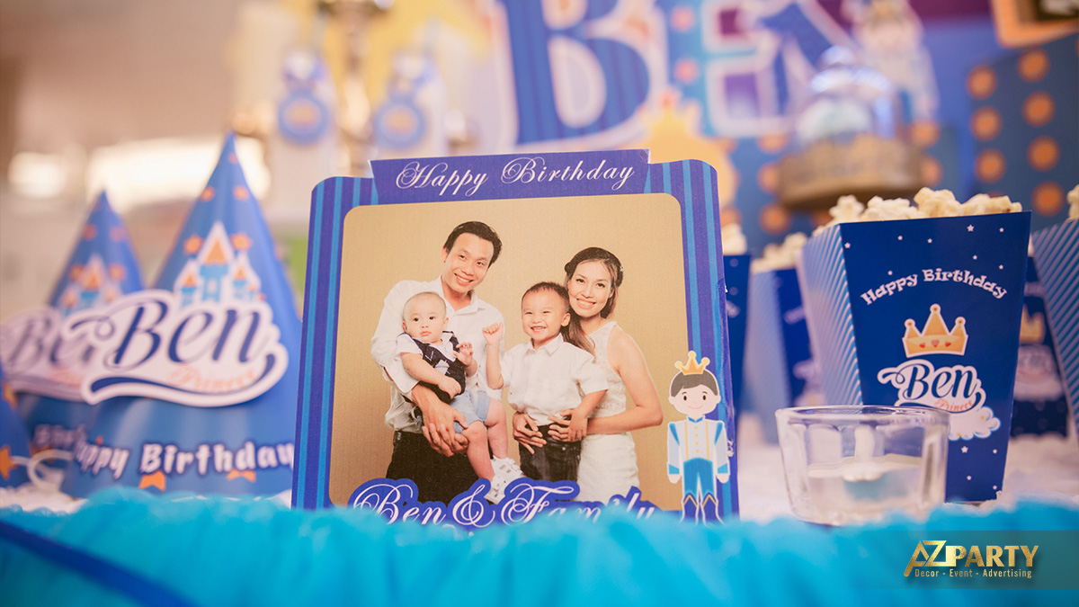 Dự án Trang trí tiệc thôi nôi bé Thái Thịnh ấn tượng đáng yêu - AZparty