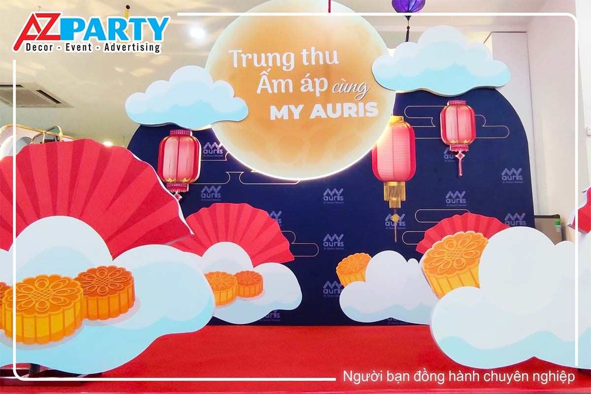Không gian trung thu ấm áp với các phụ kiện truyền thống
