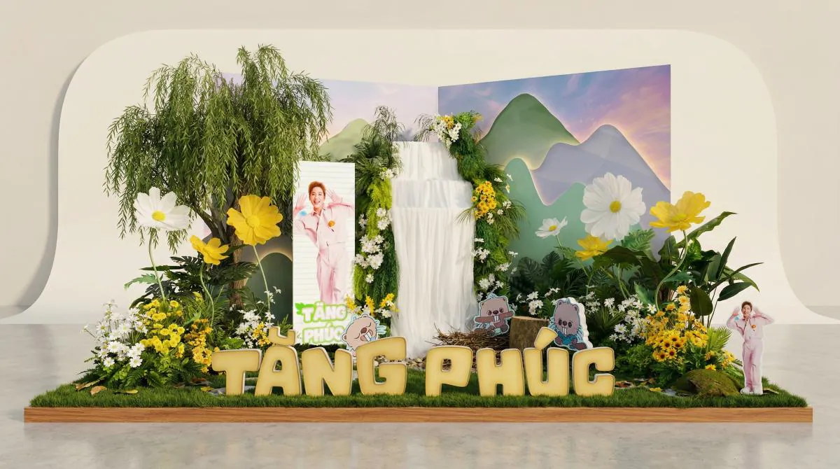 Mẫu booth Tăng Phúc