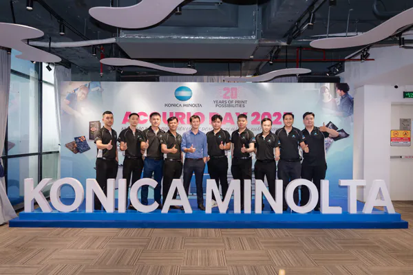 AZparty x Konica Minolta Việt Nam: Ra mắt thành công máy in 5 màu