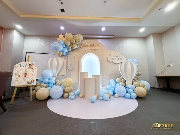 Dự án Backdrop thôi nôi bé You Ha J tại D'Maris Pico Cộng Hòa - AZparty