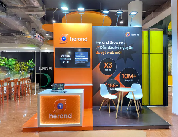 Booth Herond tại Trung Tâm Khởi Nghiệp Tp.HCM