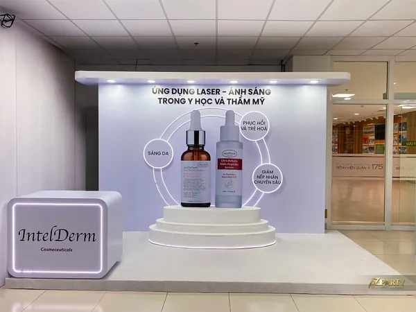 Dự án Booth IntelDerm tại Hội nghị HALMES 2026 - AZparty