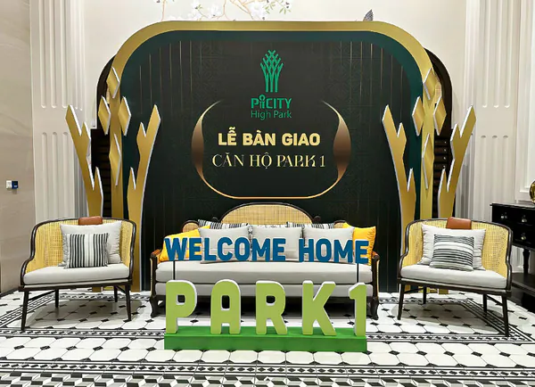 Booth sự kiện bàn giao căn hộ Park 01 tại Picity High Park
