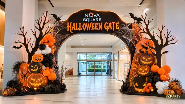 24 mẫu cổng chào Halloween đẹp cho nhiều không gian