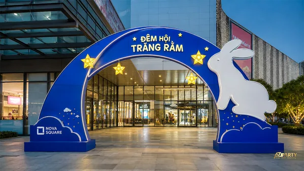 15 mẫu cổng chào Trung Thu đẹp cho lối vào sự kiện