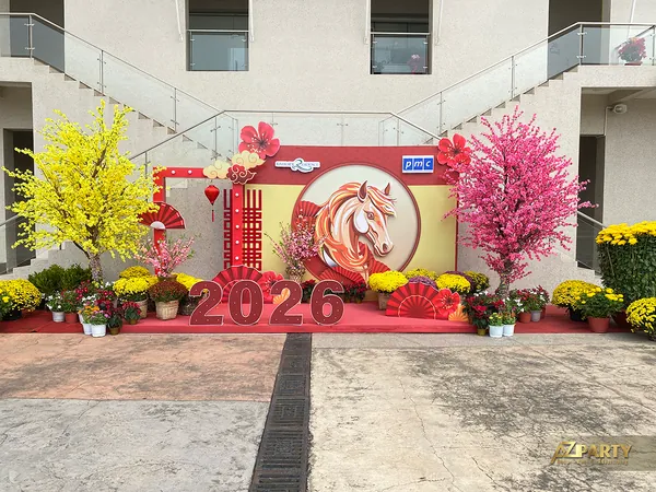 Dự án Tiểu cảnh Tết 2026 PMC dành tặng cư dân Riverside Residence - AZparty