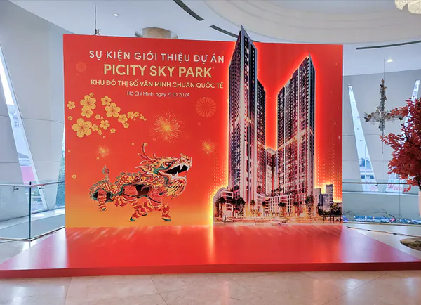 Photo booth giới thiệu dự án Picity Sky Park