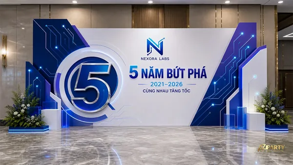 25 mẫu photobooth kỷ niệm thành lập công ty đẹp