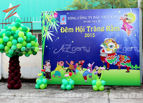 Tổ chức chương trình Trung Thu cho thiếu nhi công ty PVoil Nhà Bè
