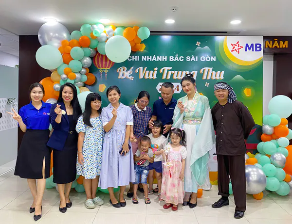 Tổ chức tiệc trung thu Ngân Hàng MB Bank