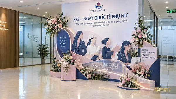 26 mẫu trang trí 8/3 văn phòng để ngày tri ân thêm ấm áp