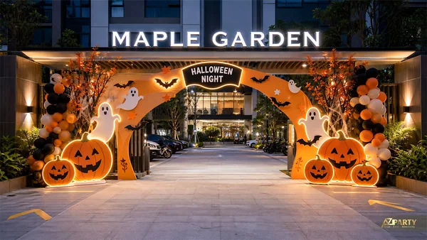 25 mẫu trang trí Halloween chung cư đẹp và ấn tượng