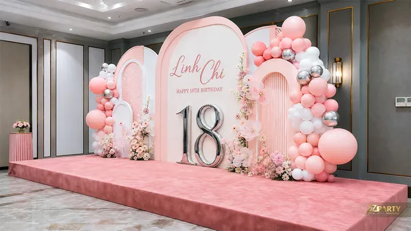 15 mẫu trang trí sinh nhật 18 tuổi hiện đại, nhiều phong cách