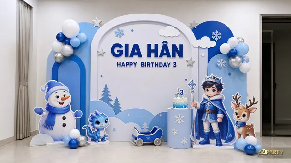 13 mẫu trang trí sinh nhật Elsa đẹp cho bé gái