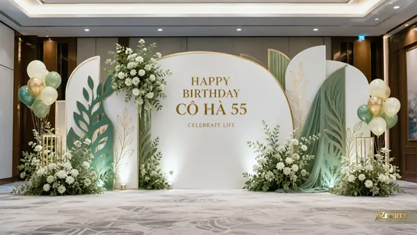15 mẫu trang trí sinh nhật người lớn đẹp, tinh tế