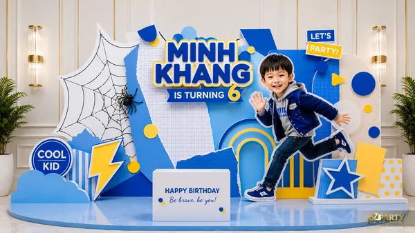 Trang trí sinh nhật Người Nhện: 10 concept mạnh mẽ cho bé