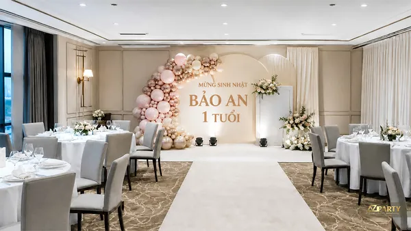 15 mẫu trang trí sinh nhật tại nhà hàng đẹp, dễ chọn