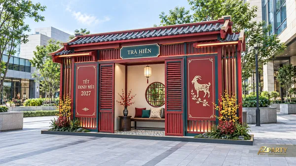 60 ý tưởng trang trí Tết ngoài trời nổi bật từ mọi góc nhìn