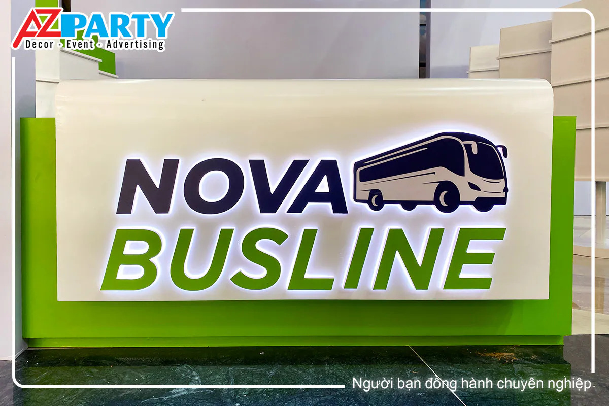 quầy tư vấn tại booth Nova Busline