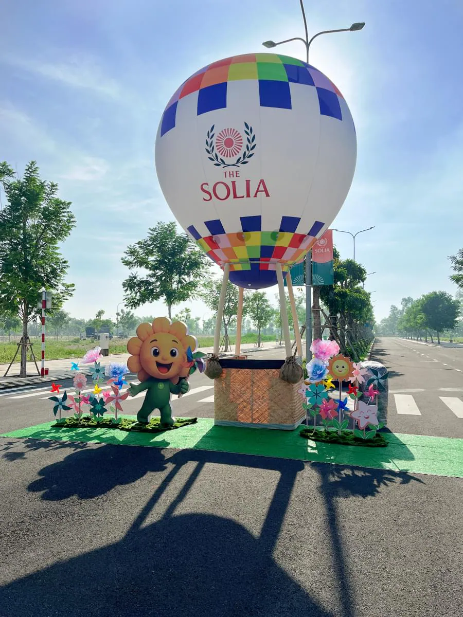 Khinh khí cầu tại sự kiện mùa hè The Solia