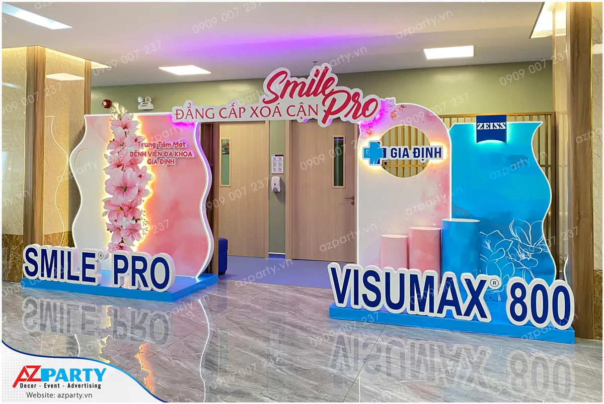 Góc chụp khác của booth
