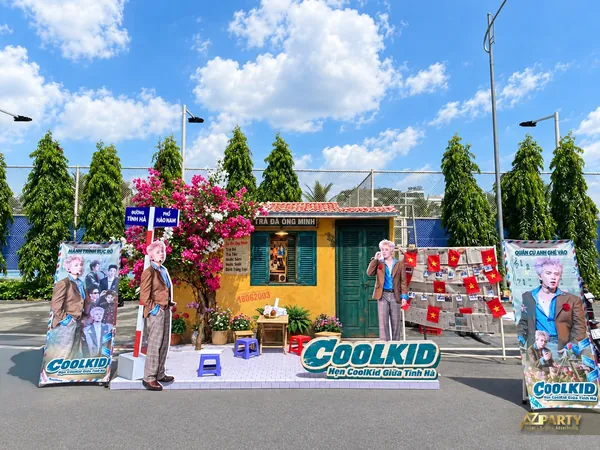 Dự án Booth idol Coolkid tại Vạn Phúc City - AZparty