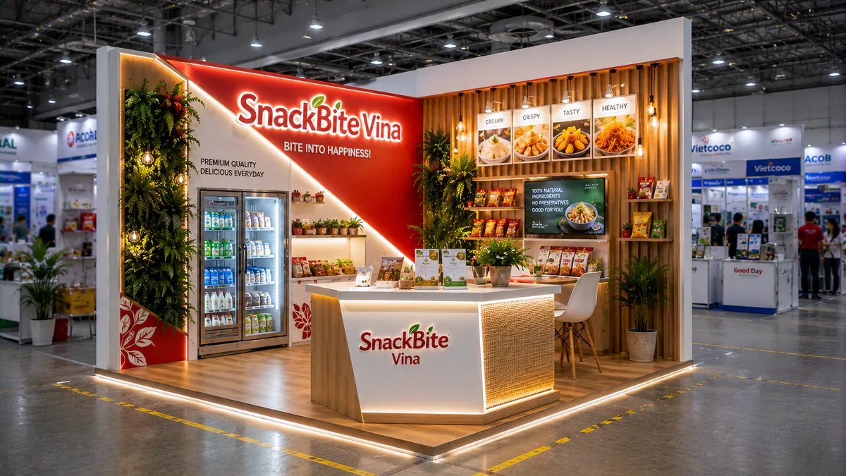 Gian hàng triển lãm Vietfood & Beverage