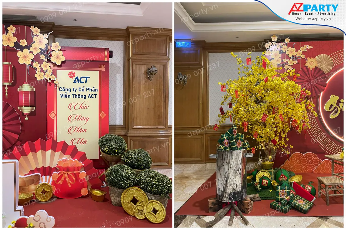 dịch vụ trang trí tết