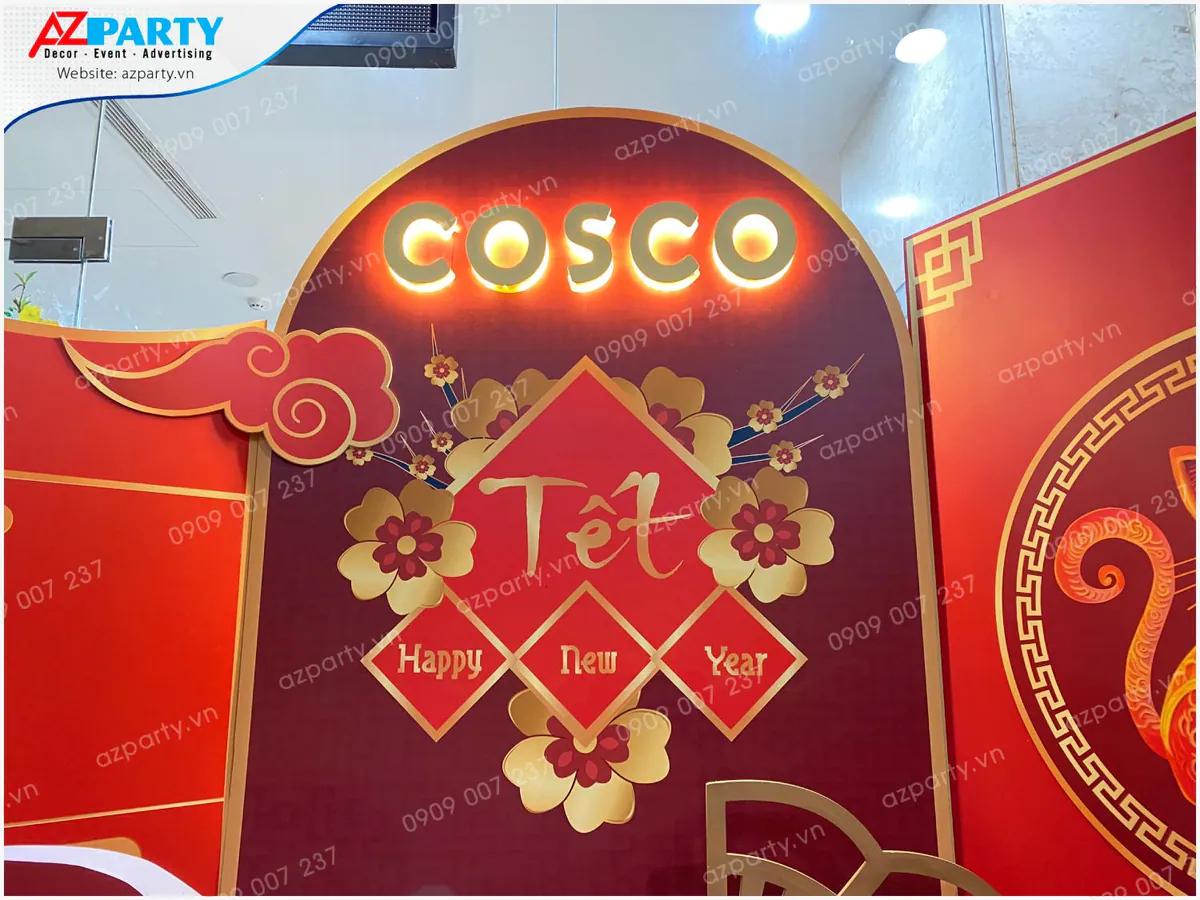 tiểu cảnh trang trí tết