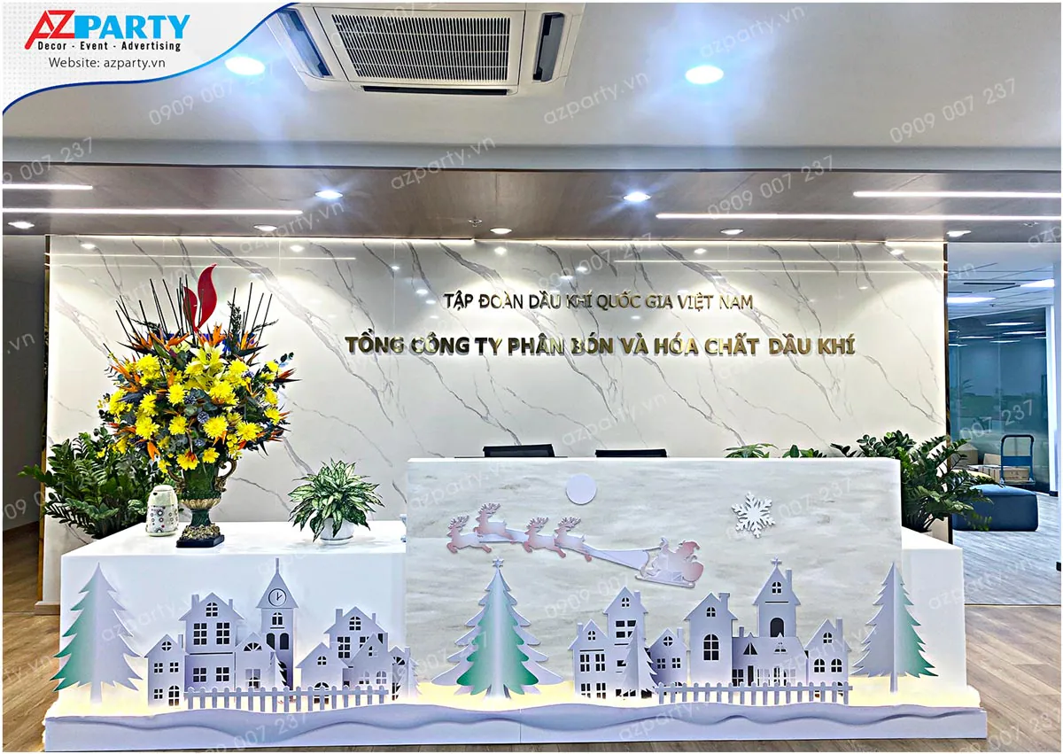 trang trí tiểu cảnh giáng sinh