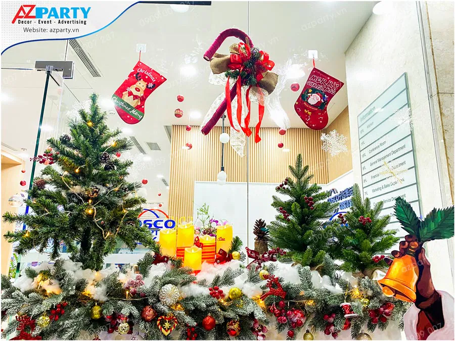 trang trí noel công ty