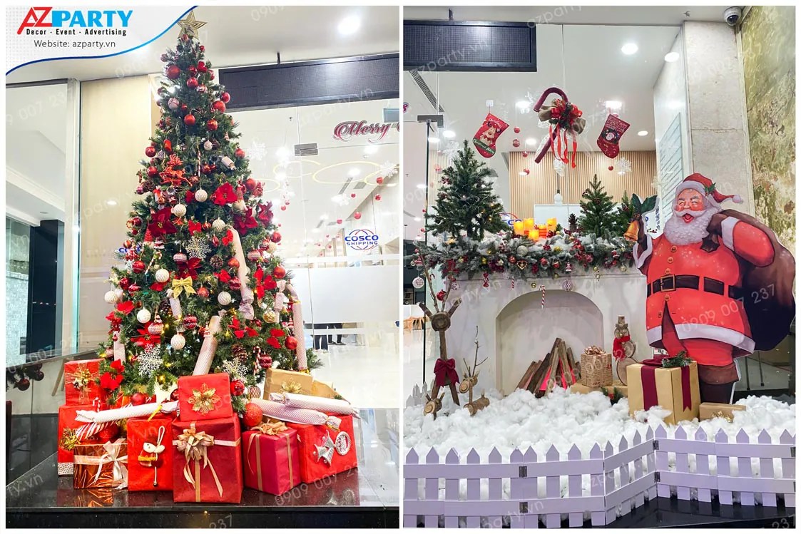 trang trí noel công ty