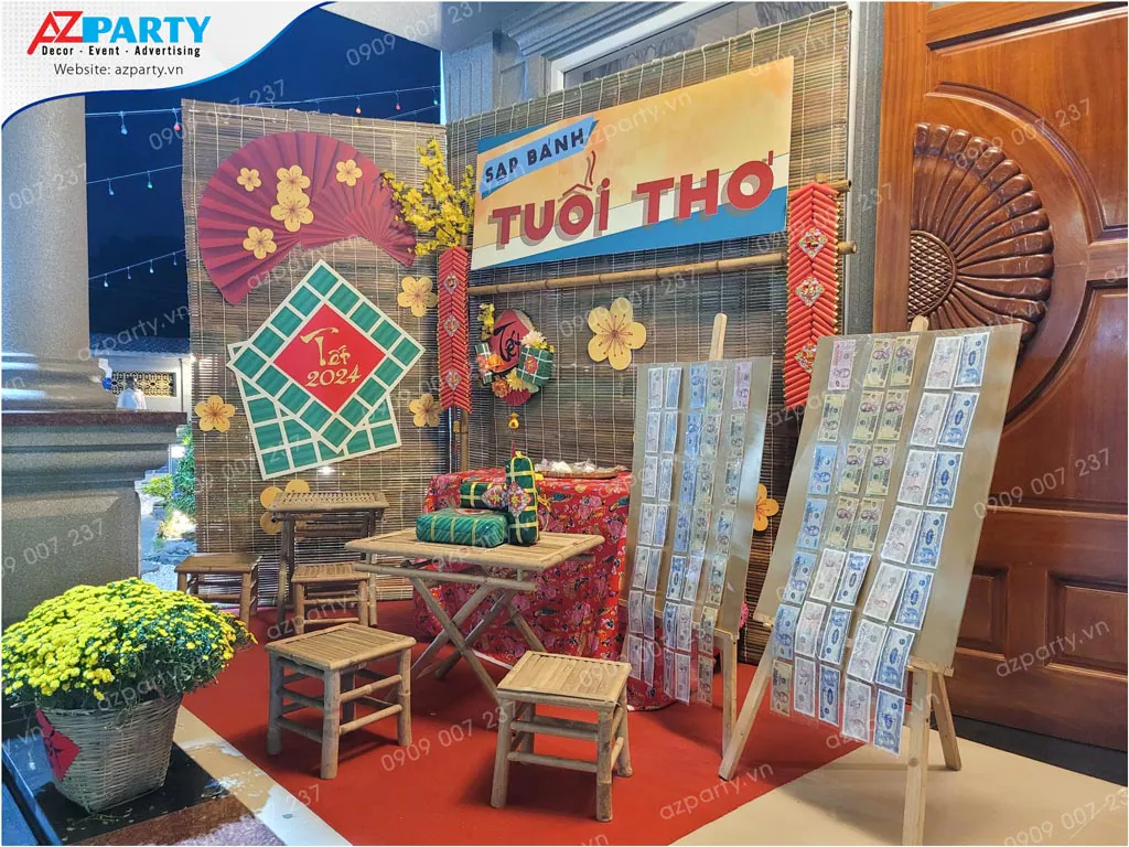 mẫu trang trí tết