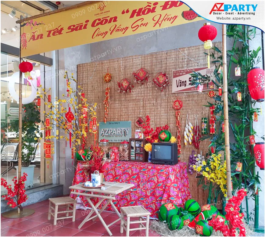 trang trí tết trong nhà