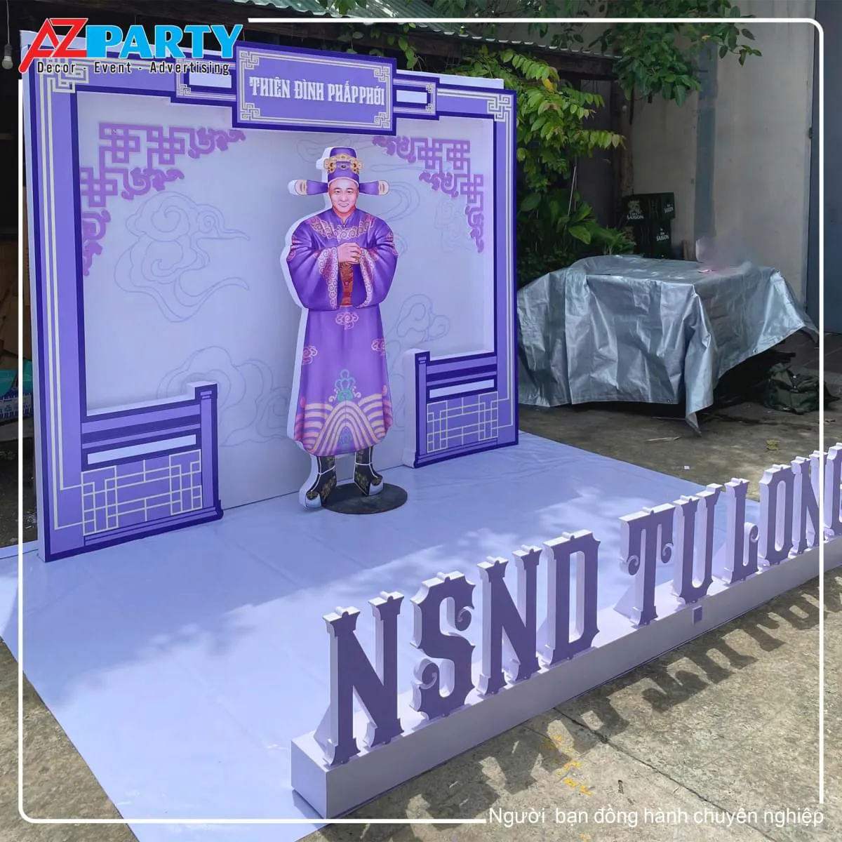 Góc chụp bên trái của booth
