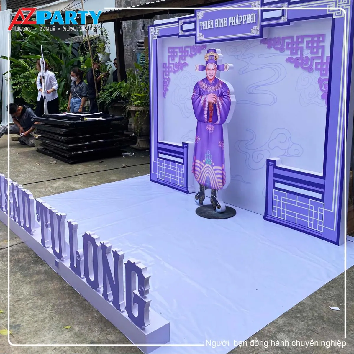 Góc chụp bên phải của booth