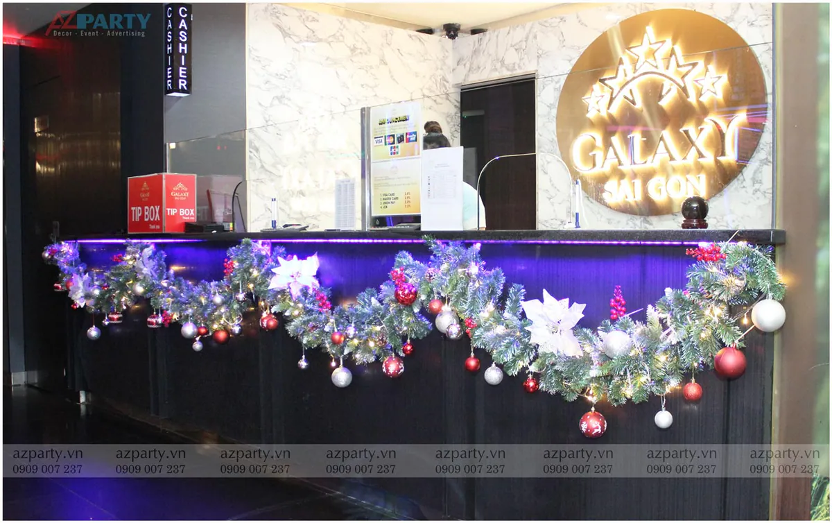 tiểu cảnh giáng sinh galaxy